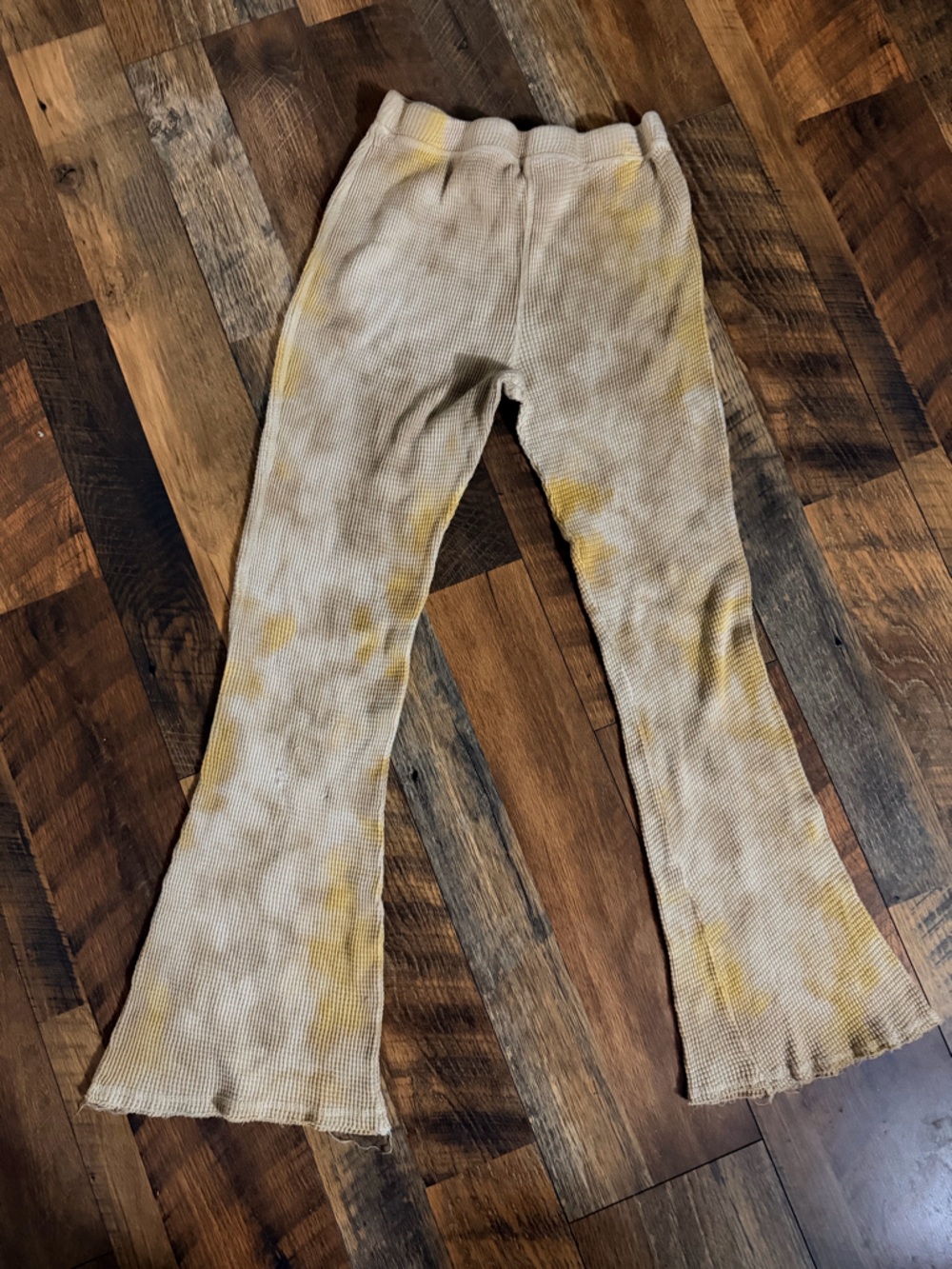 wild fable beige bleach-dyed Wide-Leg Pants